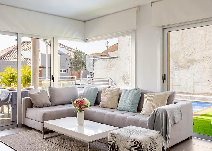 Villa Atlantic Blue - Private Heated Pool And Ocean View Santa Úrsula